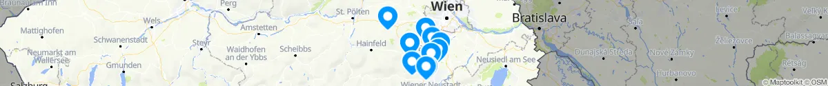Map view for Pharmacies emergency services nearby Alland (Baden, Niederösterreich)